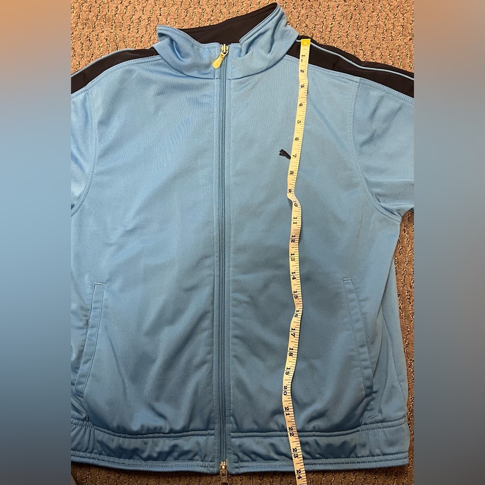 Puma Women’s Blue Track Jacket ASO Jessica Simpson Newlyweds Size Large Y2K - Picture 11 of 12